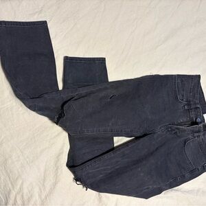 Vans Women's Skinny Jeans in Washed Black